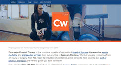 Desktop Screenshot of clearwatertherapeutics.com